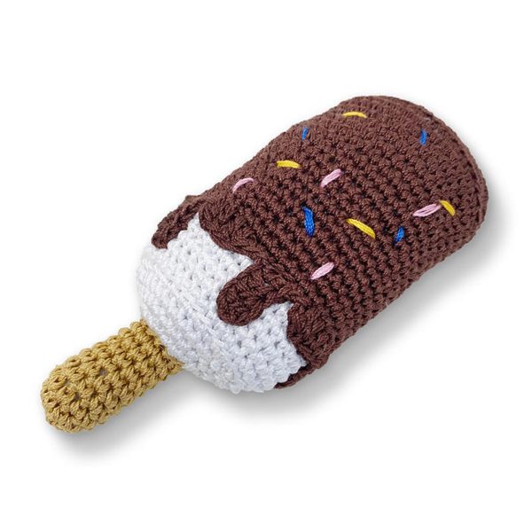 Crochet Chocolate Ice Cream Pop Toy