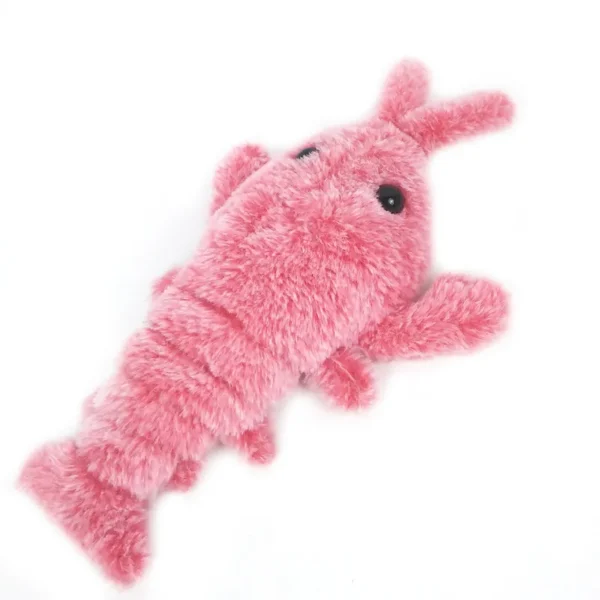 Pet Toys Electric Jumping Shrimp USB Charging Simulation Lobster Funny Cat Plush Pets Toy - Image 2